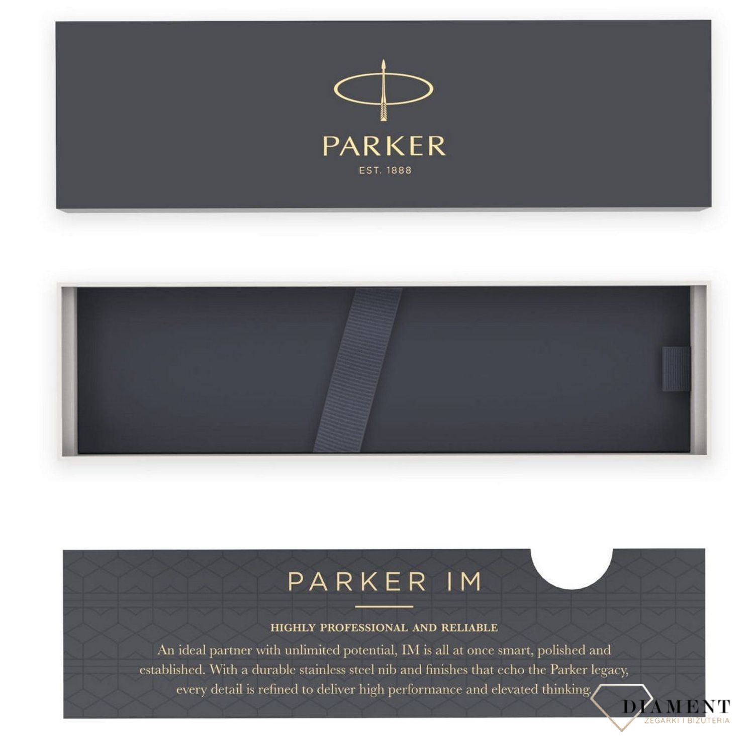 Długopis Parker IM Czarne GT T2016 1931666 to idealny pomysł na prezent z grawerem, długopis w czarnym kolorze, klasyczny.jpg